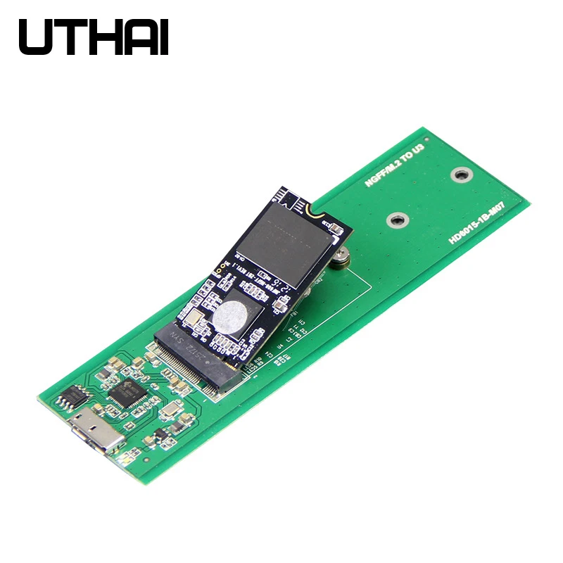 UTHAI G03 NGFF к USB3.0 мобильному жесткому диску M.2 SSD адаптер карта Внешний защитный