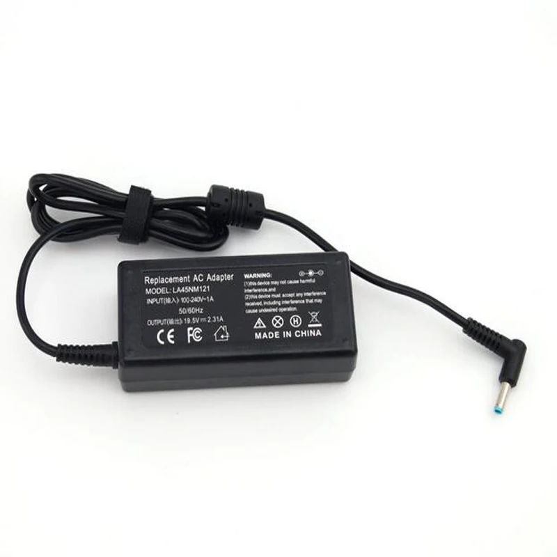 

19.5V 2.31A 45W AC Adapter laptop Power Charger For HP ProBook 11 EE G1 G2 430 440 450 455 G3 G4 G5 G6, 400 446 G3 470 G4 G5
