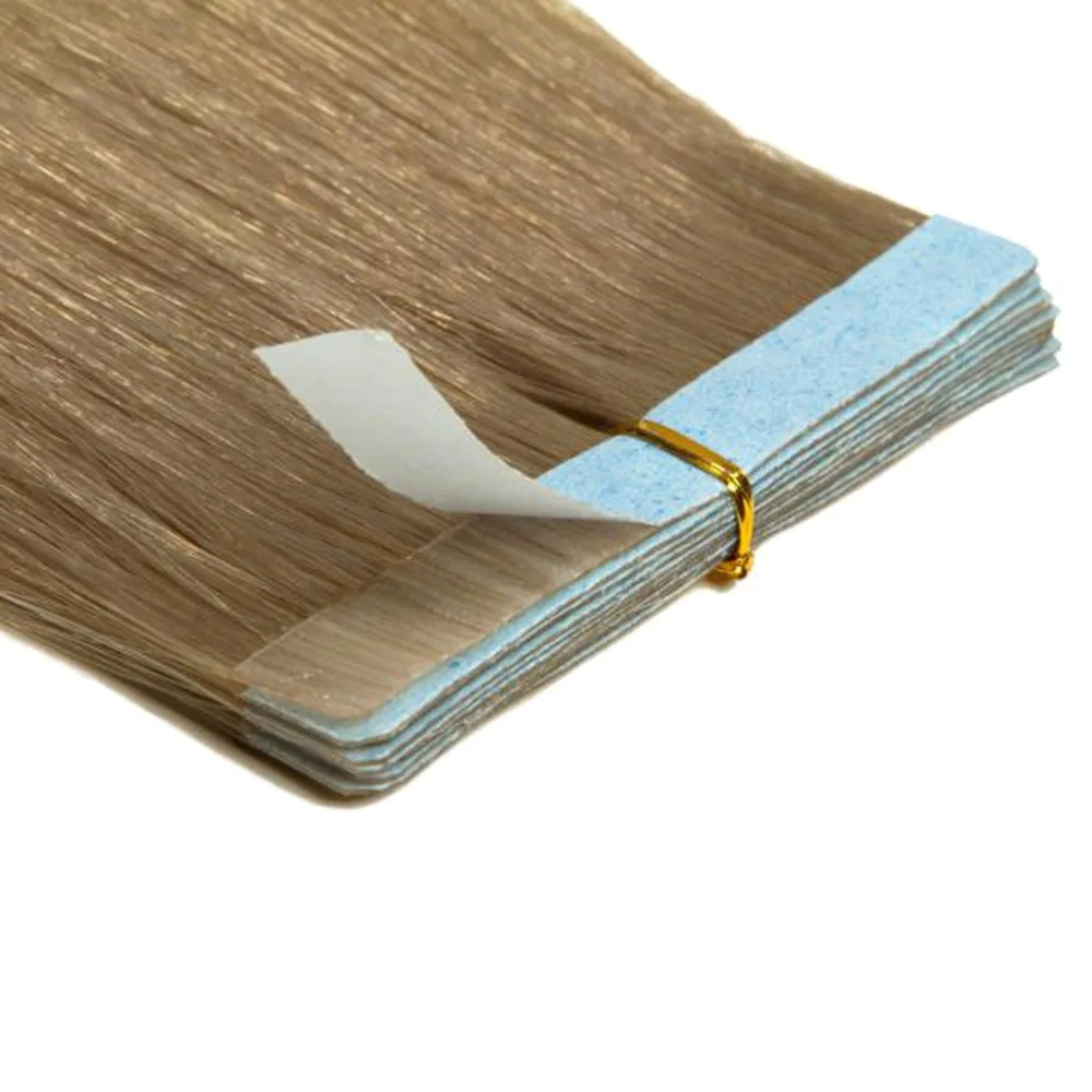 VL Remy 100% человеческие волосы для наращивания лента уток Омбре DiP краситель шоколад