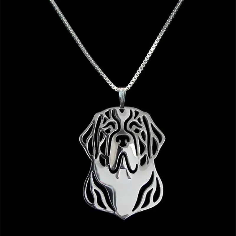 

Women's Dog Necklaces Jewelry Metal St. Bernard Necklaces For Lovers Drop Shipping