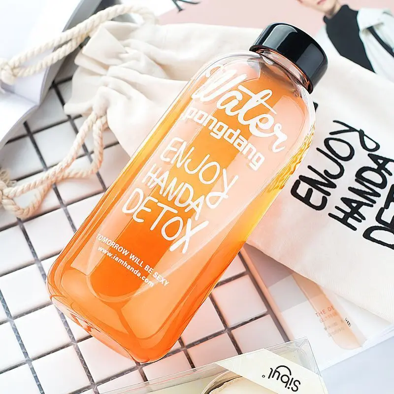 1 шт. наружные портативные пластиковые бутылки для воды большой емкости напитков