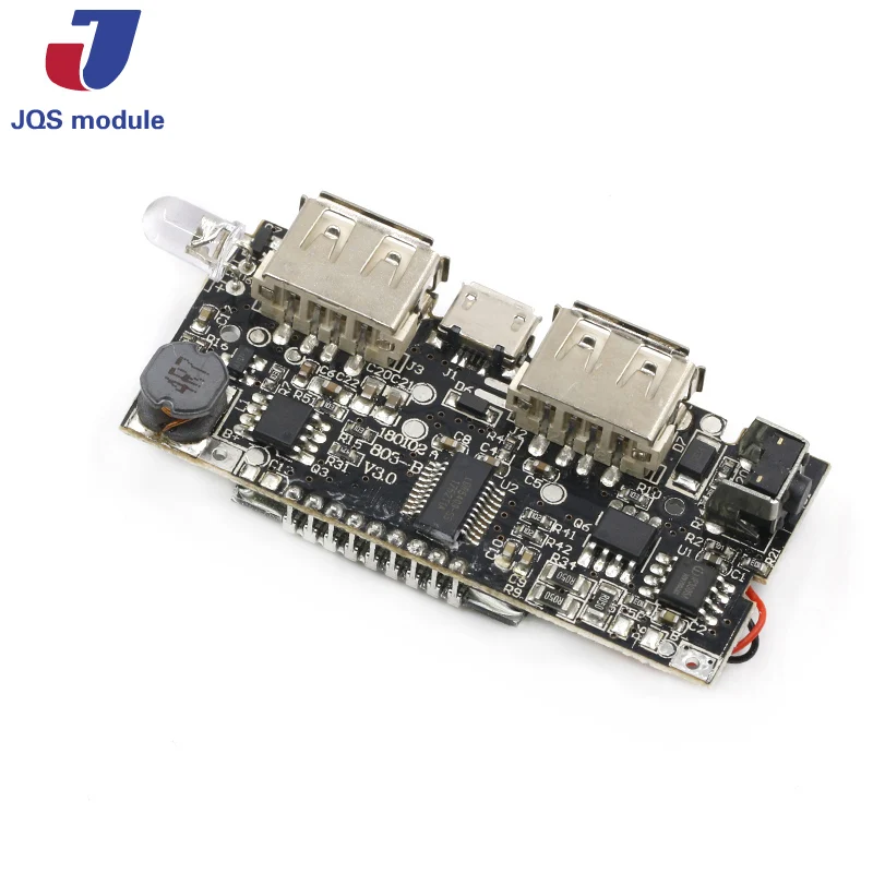 Два порта USB 5V 1A 2.1A мобильный Мощность банка 18650 Батарея Зарядное устройство PCB