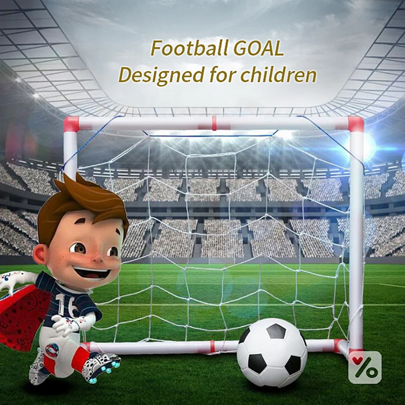 

New Indoor Outdoor Sport Game Toy Football Goal Portable Soccer Gate Funny Developmental Toys Boys Children Ball Gift