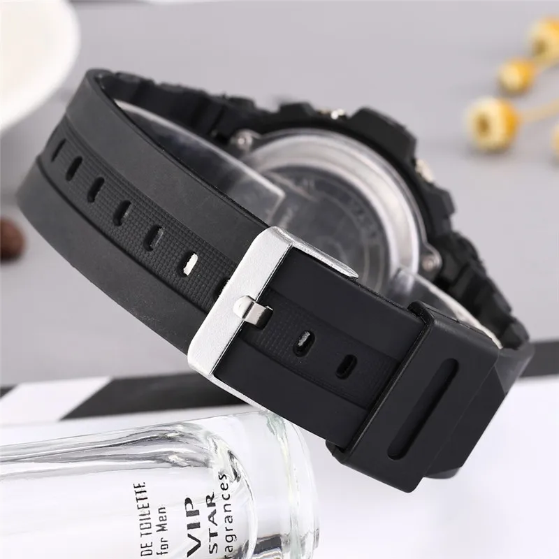 Многофункциональные 30 м водонепроницаемые часы цифровые двойного действия