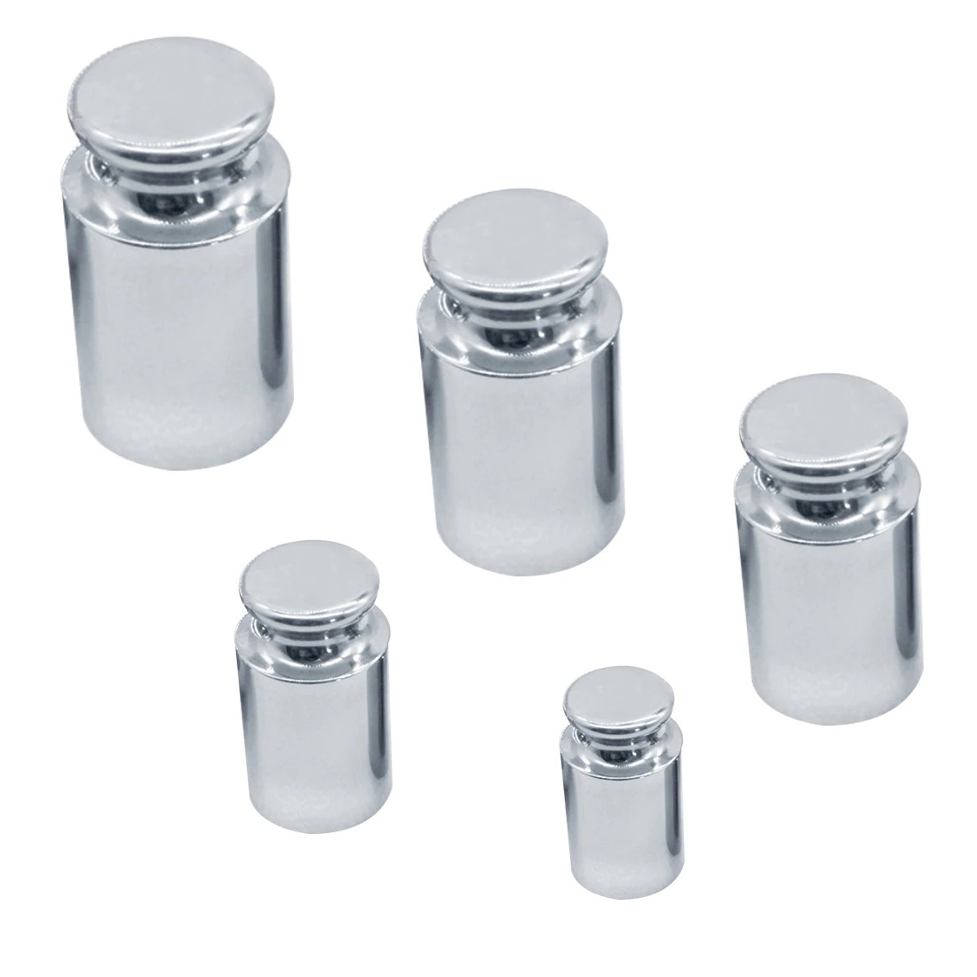 

5pcs/set Precision Calibration Set Chrome Plating Scale Weights Set 1g 2g 5g 10g 20g Grams For Home Tool the balance system
