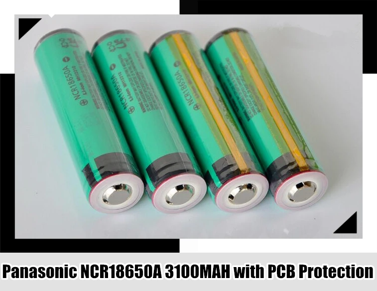 С печатной платой для Panasonic NCR18650A 3100 мАч 18650 3 6 В 7 в динамическая литий ионная