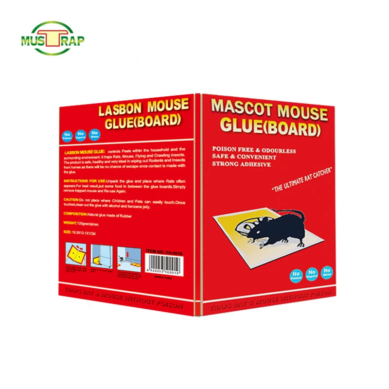 98g/pcs Mouse Board Sticky Rat Glue Trap Mice Catcher Non-toxic Refused to Pests Infringement of Their Home | Дом и сад