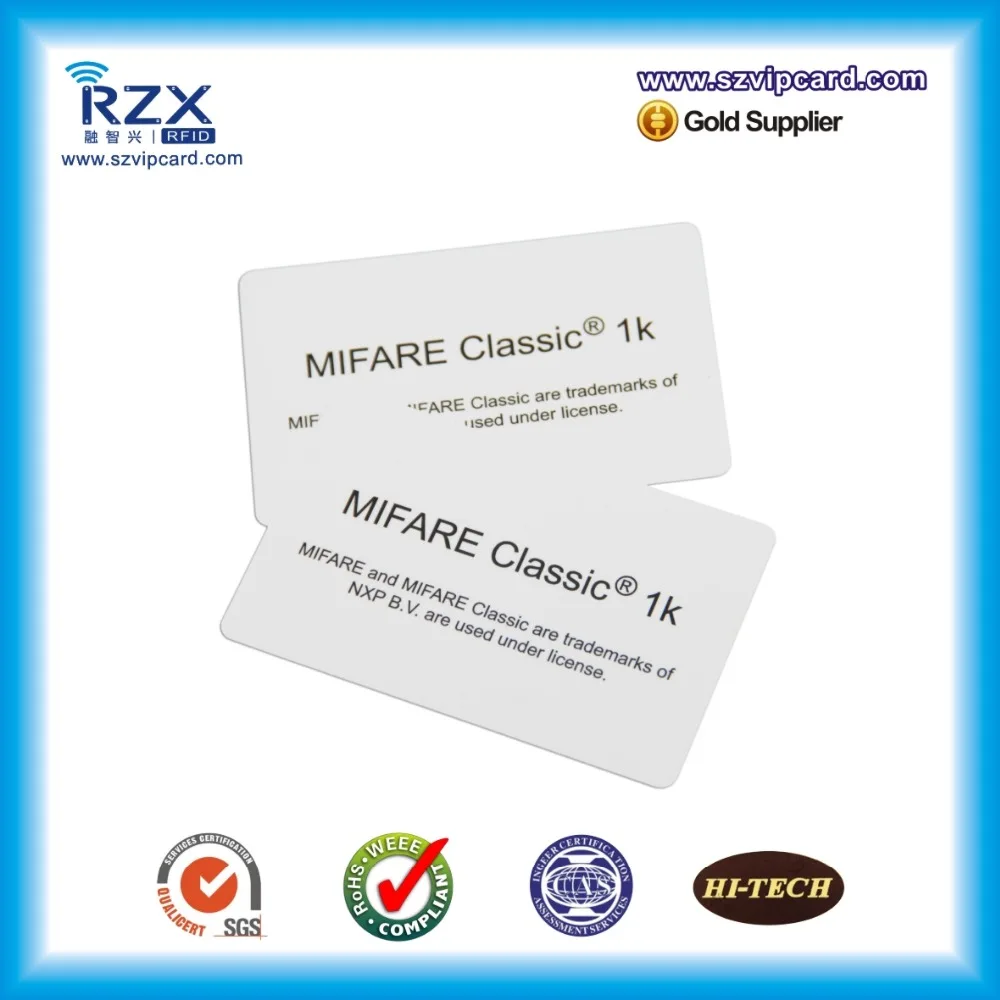 Бесплатная доставка MIFARE Классическая 1K смарт карта rfid 13 56 МГц пустые карты с 200