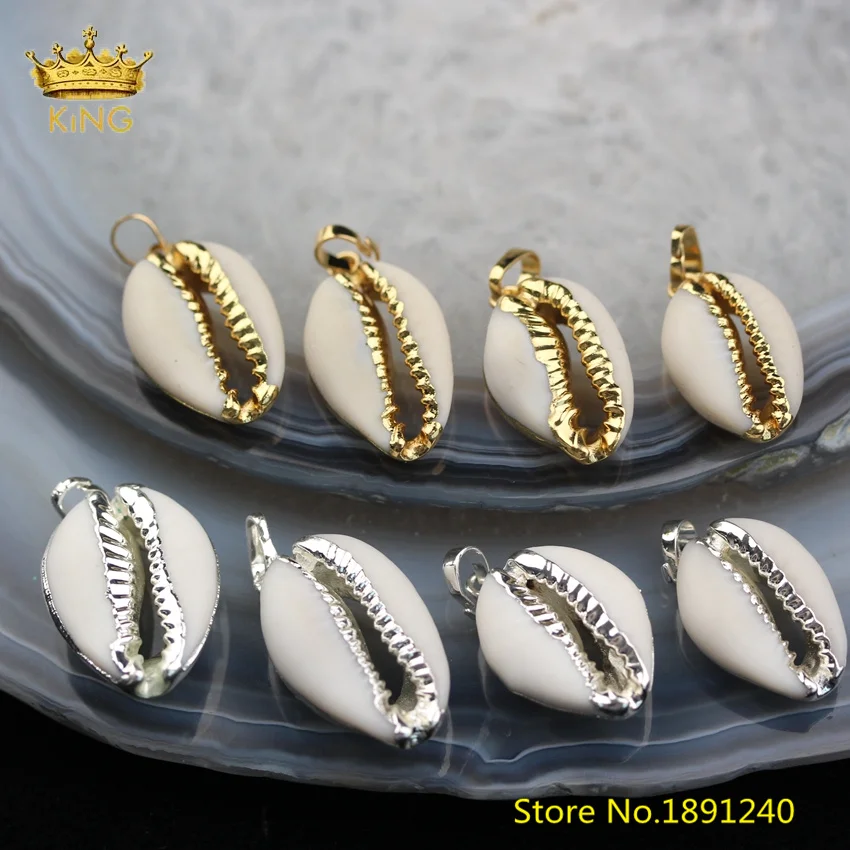 

10pcs Summer Cowrie Shell Handmade Charms Fine Jewelry Making for Women Gift,Shell Necklace Crafts Supplies GH468