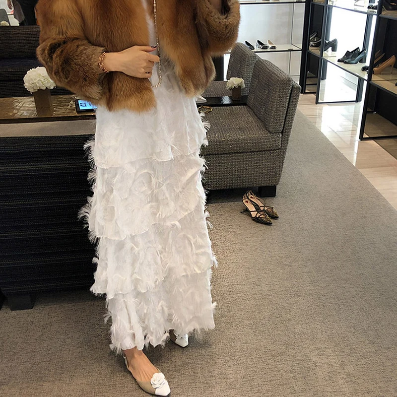 Женское платье с кисточками Rugod весеннее однотонное коротким рукавом и круглым