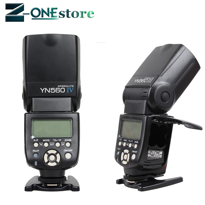 Вспышка YONGNUO Speedlite YN 560 III IV беспроводная вспышка для камер Nikon Canon Olympus Pentax