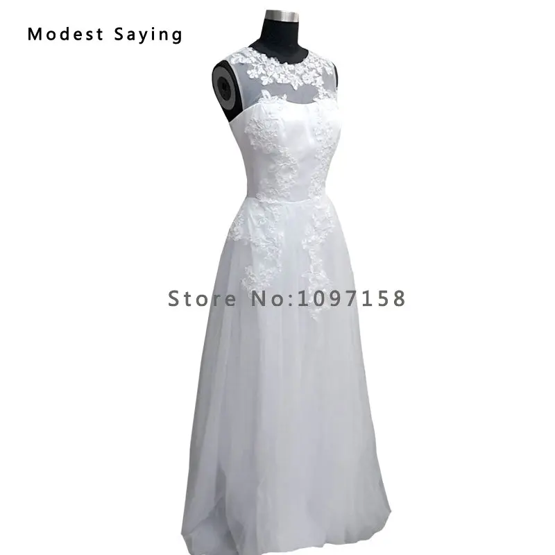 Женское длинное свадебное платье белое кружевное ТРАПЕЦИЕВИДНОЕ ПЛАТЬЕ С