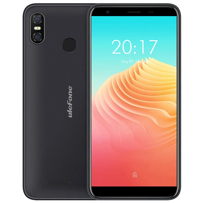 Black Ulefone S9 Pro 4G смартфон 5,5 дюймов Android 8,1 MTK6739 четырехъядерный 1,3 ГГц 2 Гб ОЗУ 16 Гб ПЗУ 13,0 МП+ 5,0 МП мобильный телефон - Цвет: Black