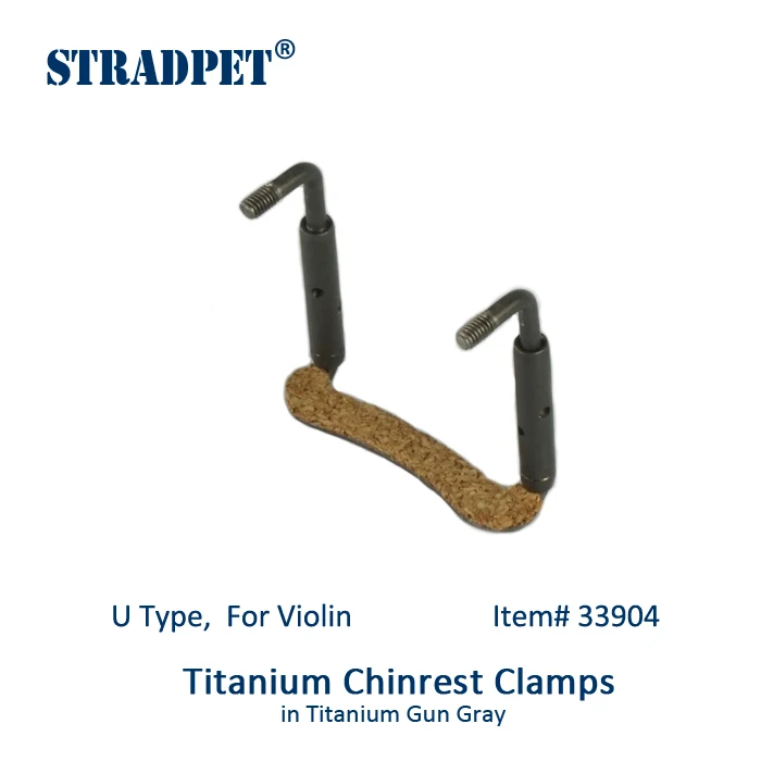 U образные зажимы для скрипки STRADPET из титана ширина 42 мм титанового пистолета