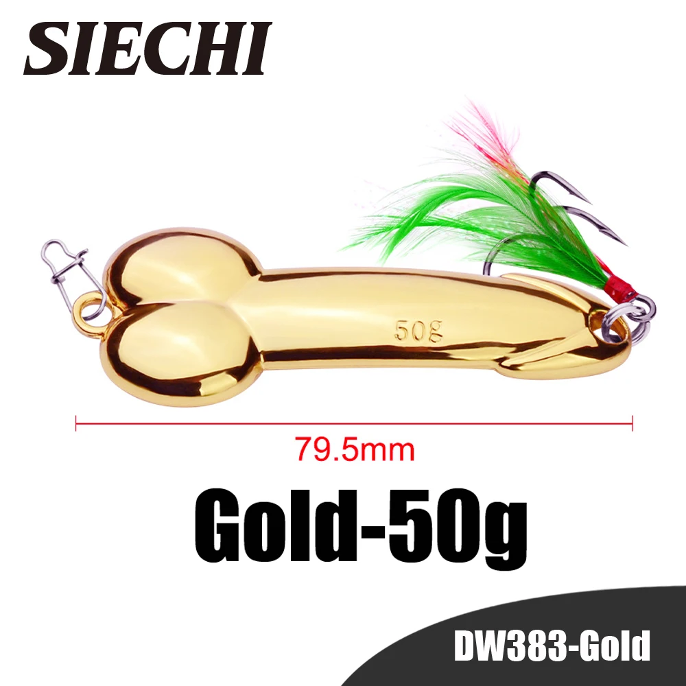 1 шт. рыболовная приманка SIECHI Spoon с пером 8 #6 #4 #2 # крючки золотистого цвета