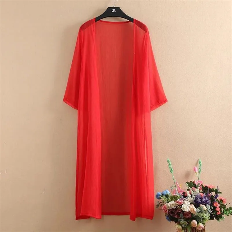 Новинка 2020 повседневное тонкое пальто с разрезом большой размер Женский Длинный