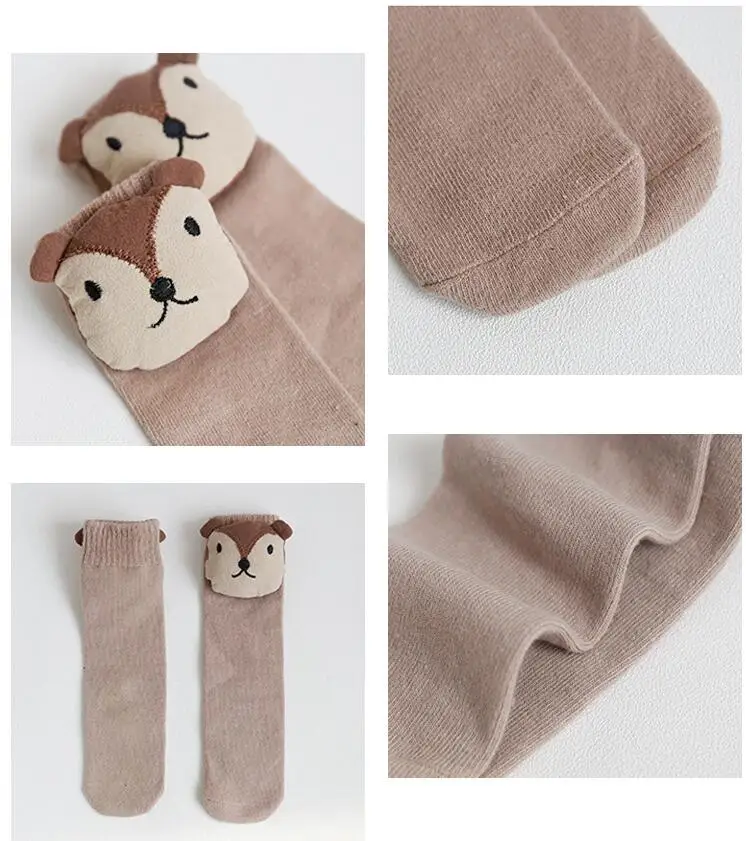 Весенне-летние детские носки 1 парад/Лот гольфы для малышей с рисунком головы
