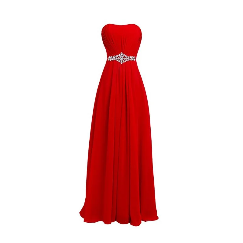 QNZL80# розовые, черные, винно-красные вечерние платья из смолы с застежкой-молнией сзади, платье для выпускного вечера, дешевая, женская одежда на заказ - Цвет: Red