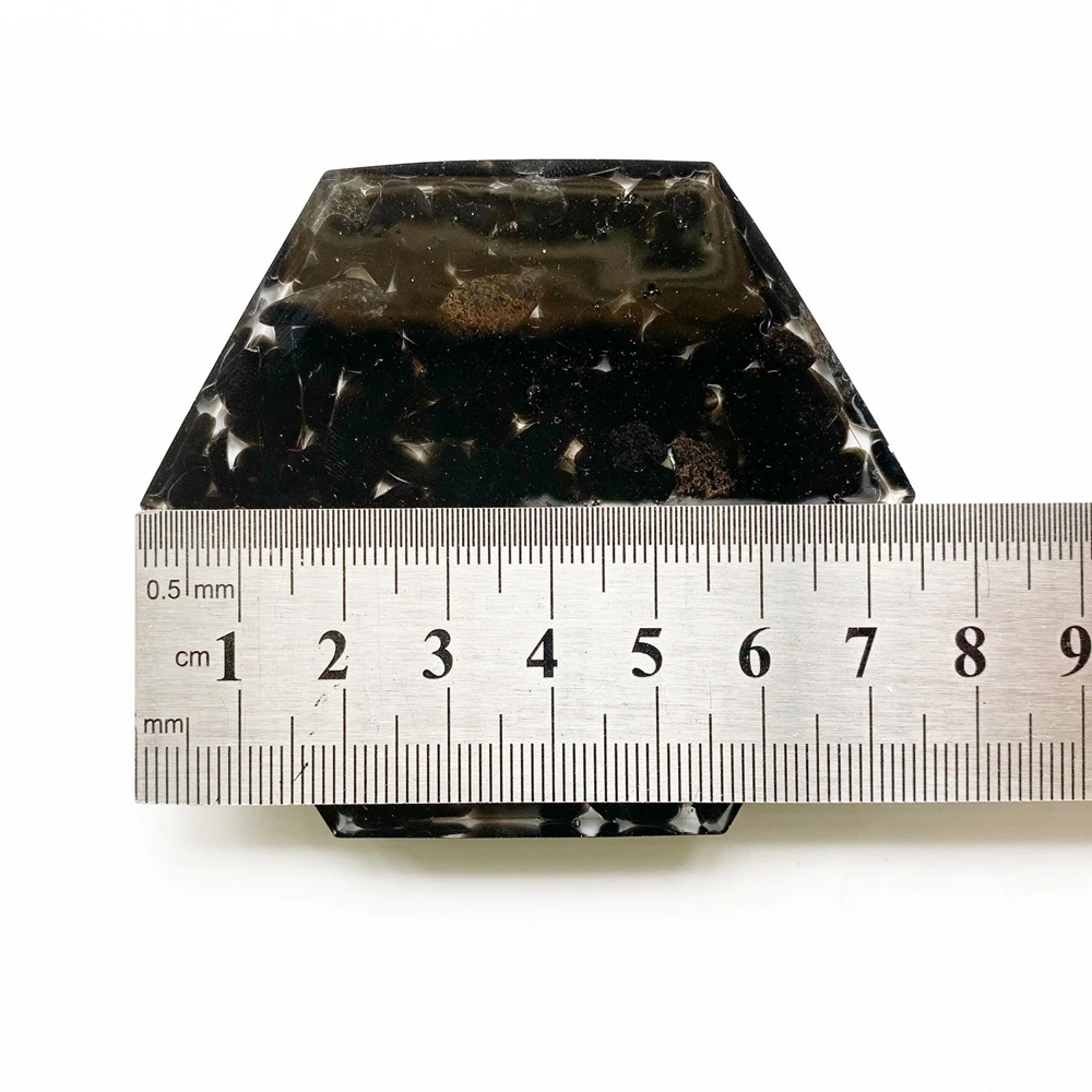 Натуральные Черные искусственные камни скобы подставки под чашки коврики