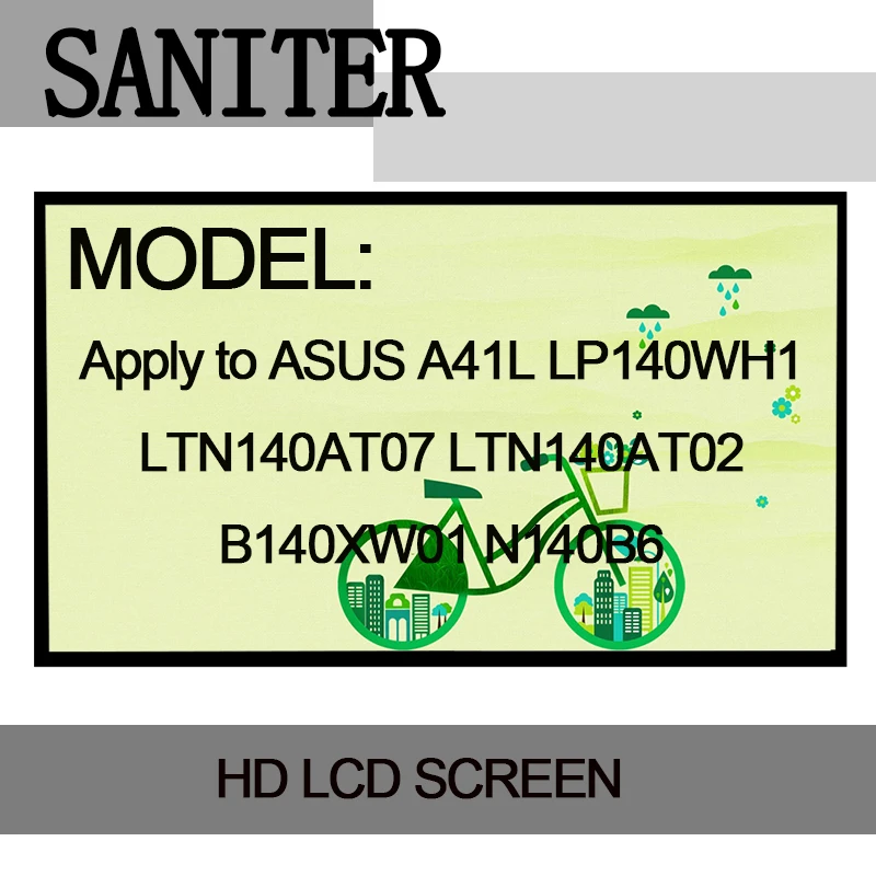 SANITER LP140WH4(TL)(P1) Type Laptop LCD Screen laptop 14 inch screen | Компьютеры и офис