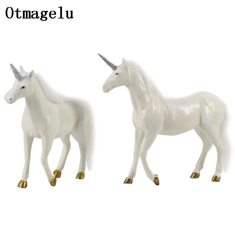 

Креативные Свадебные украшения в виде единорога, статуэтки, миниатюры, искусственный орнамент ангела из смолы, винтажный домашний декор, подарки на день Святого Валентина