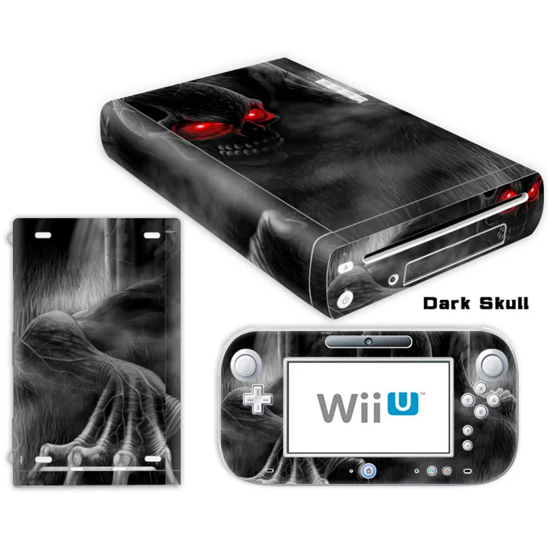 Для wii U Кожа Наклейка виниловая Обложка Наклейка для wii U Консоль 2 контроллер защитные накладки