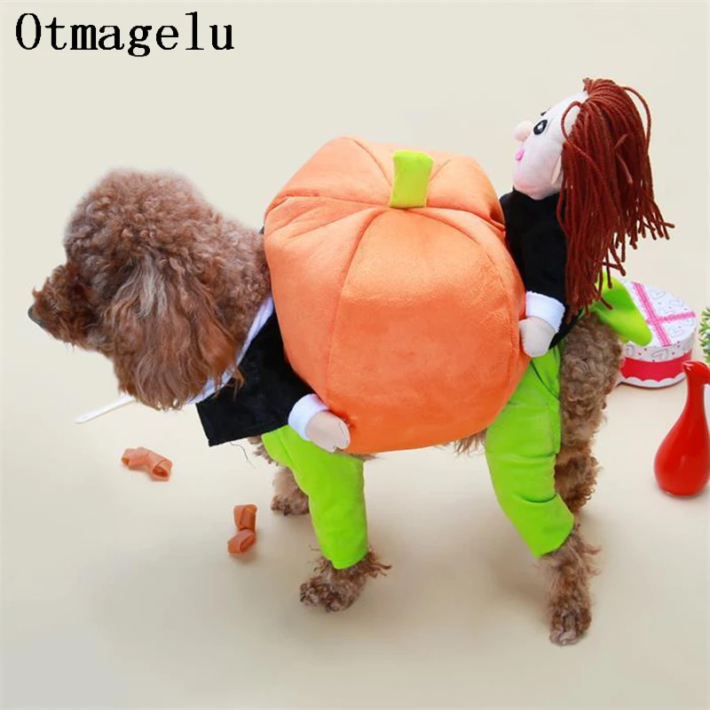 

Funny Pet Cat Dog Costumes Dog Apparel Clothes For Halloween Cosplay Move Pumpkin Costume Puppy Jacket Cloak Cat Dog Accessories
