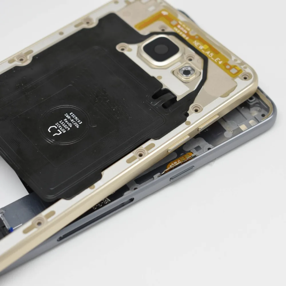 Оригинальная средняя рамка для Samsung GALAXY A3 2016 A310 A310F A510 A510F пластина корпус с