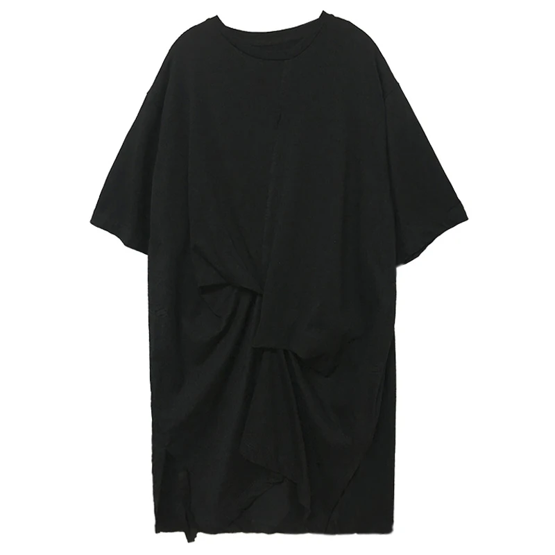 Приталенное весеннее платье 2019 с круглым воротником новое весенне-летнее