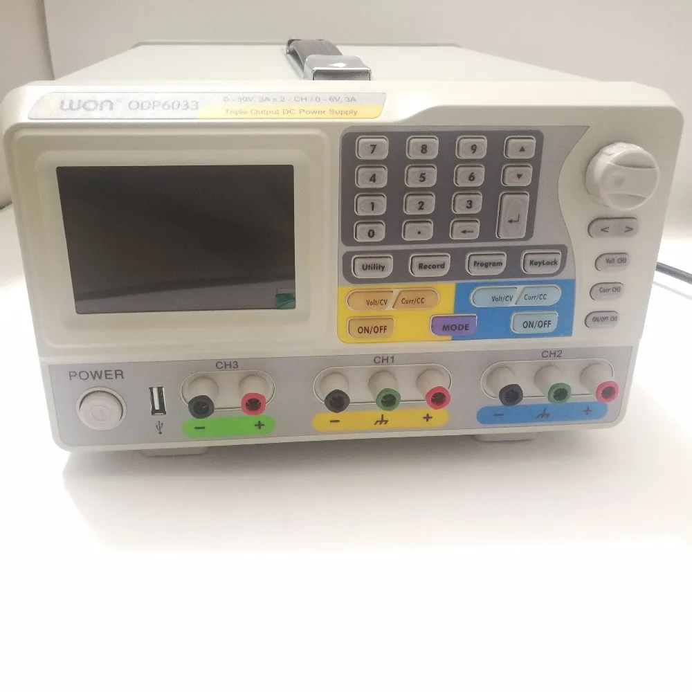 OWON ODP6033 тройной выход с 2-CH 0-60 V/3A и 0-6 V/3A программируемый источник питания постоянного тока