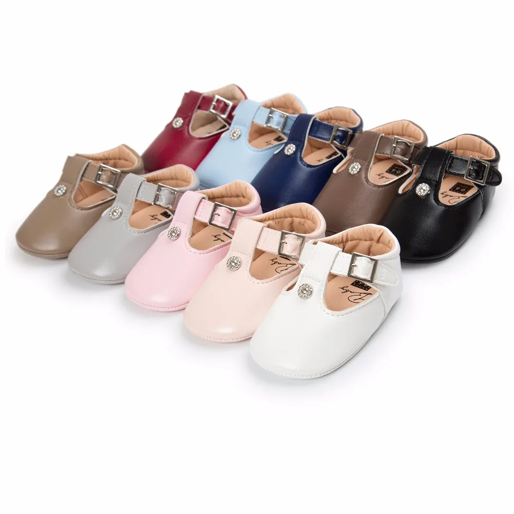 Обувь для маленьких девочек обувь новорожденных из искусственной кожи Мокасины