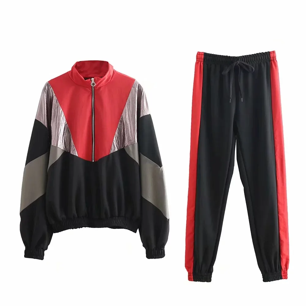 Женский комплект из двух предметов зима 2018 Новый Модный Топ с длинным рукавом