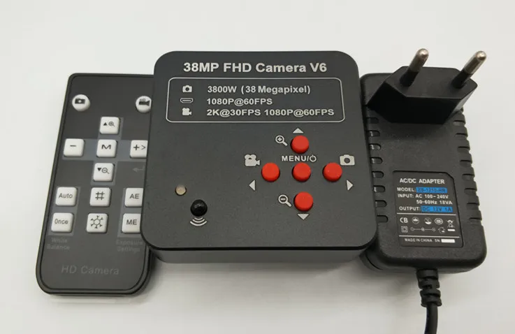 Обновленный новый 60fps 1080P 38MP HDMI USB цифровой промышленный видео микроскоп камера
