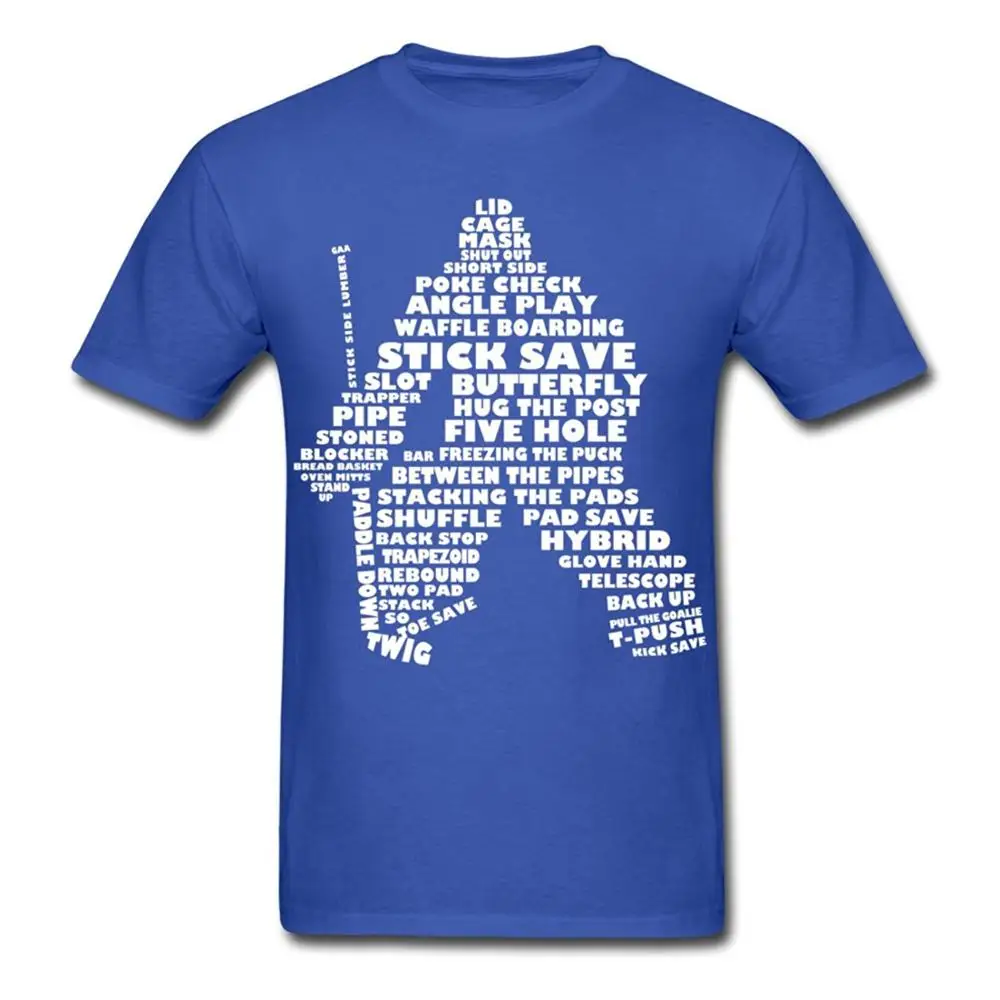 2017 casual popular Language of Hockeyer (Goalier) Men's T-Shirt 100% cotton male tops tee hot sell fashion O-Neck T Shirt |