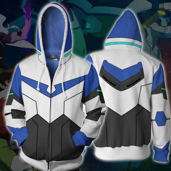 Voltron: Legendary Defender 3d толстовки Shiro/Keith/hunk/Pidge/Princess Allura, толстовки для косплея, куртка с 3D принтом