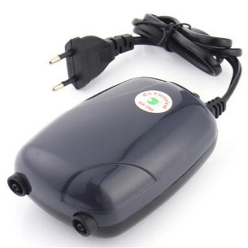 2019 ЕС штекер аквариумный воздушный насос аквариума мини компрессор беззвучный