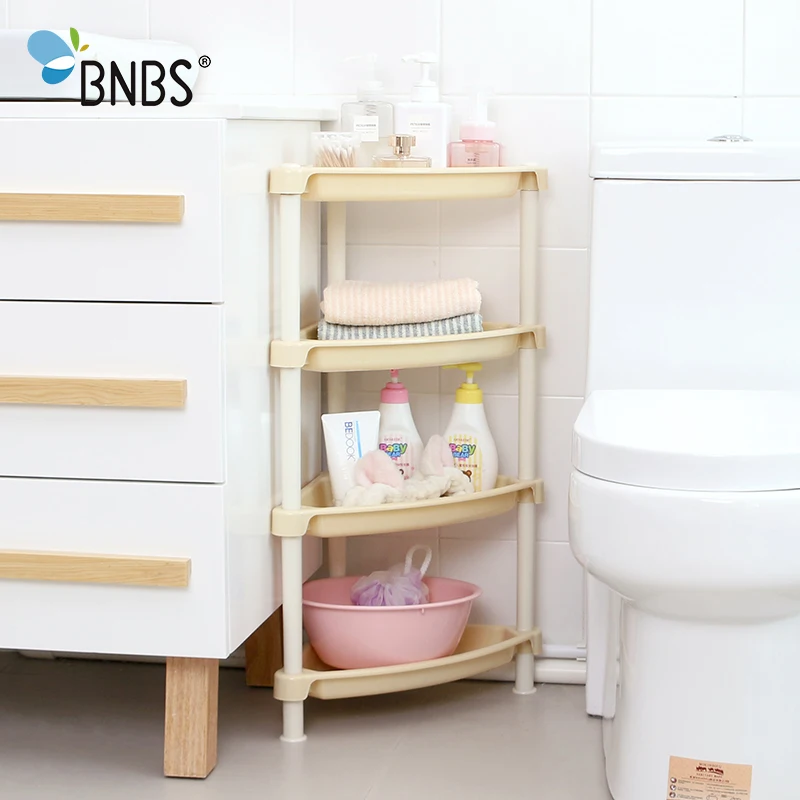 BNBS 3-слойный кухонный Настольный пластиковый стеллаж для хранения дома гостиной