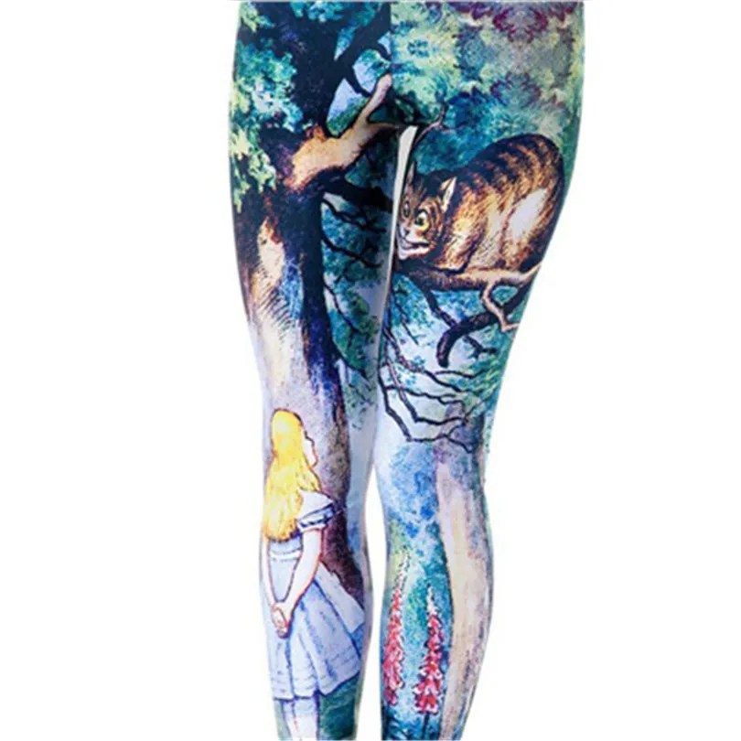 VIIANLES Women Leggings Digital Print Pants Fitness Legging Woman Leggins Workout Trousers Push Up Leggin | Женская одежда