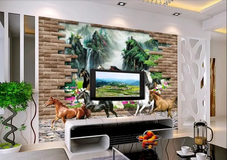 Пользовательские фотообои для спальни гостиная фото обои пейзаж Живопись 3d