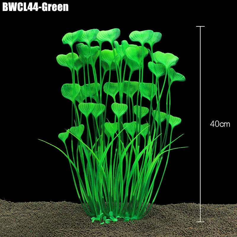 BarkMeow 40cm Simulation Aquatic Plants LOVE Style Fish Tank Aquariums Landscape Decorate TPC Underwater Accessories BWCL44 | Дом и сад