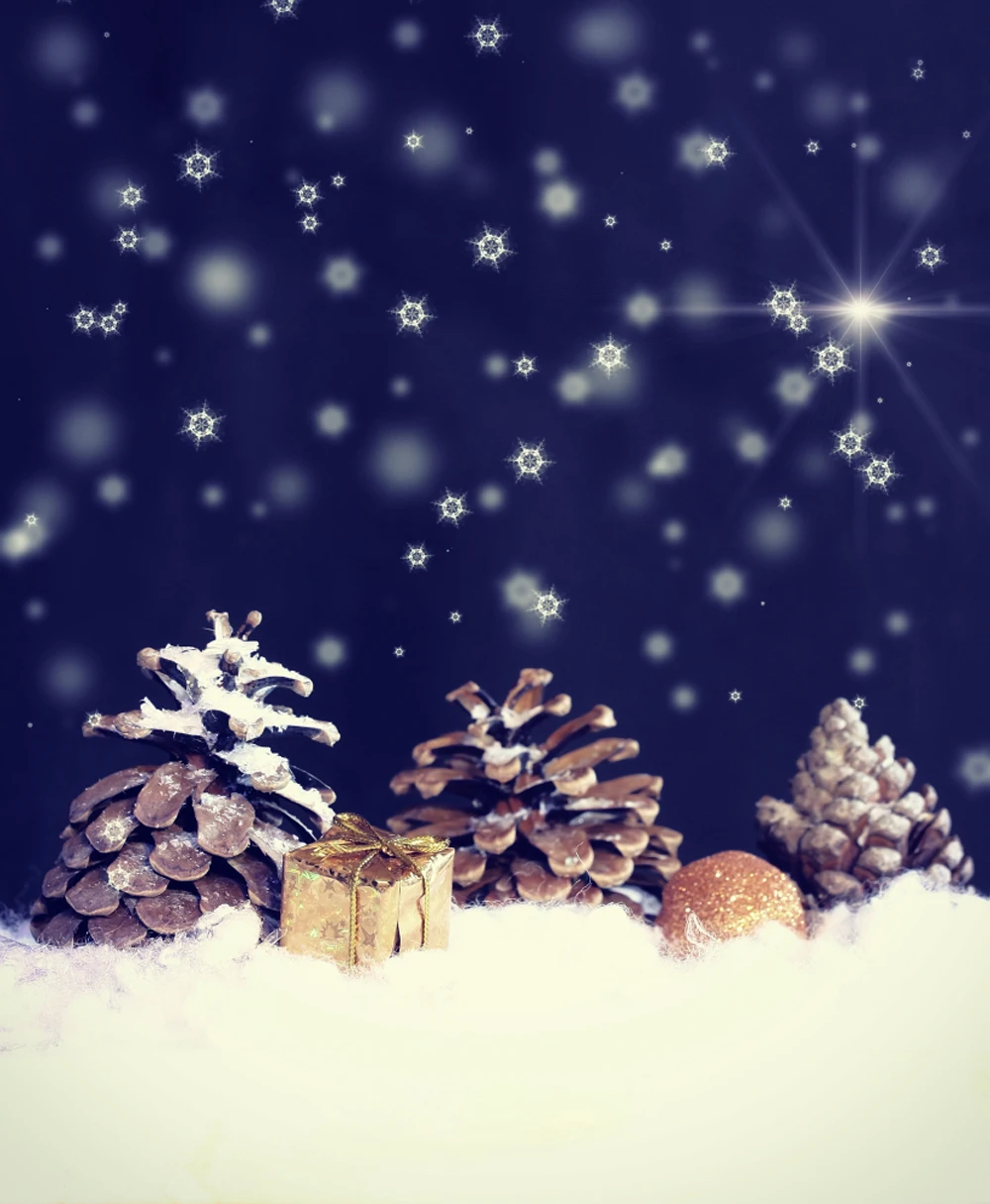 

Baby Portrait Christmas Photography Studio Backgrounds Gift Winter Snows Backdrops For Photo Studio Vinyl