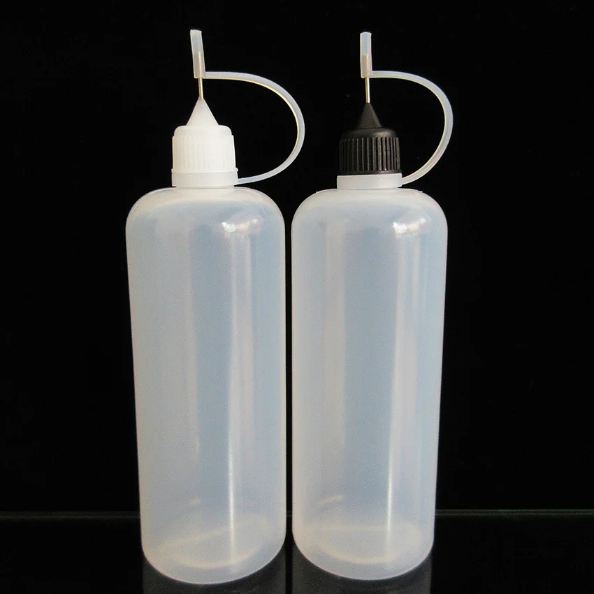 Большая емкость E cig E-liquid bottle, 120 мл мягкая бутылка с игольчатой крышкой, бутылка-капельница будет силиконовой пробкой 2 шт./партия