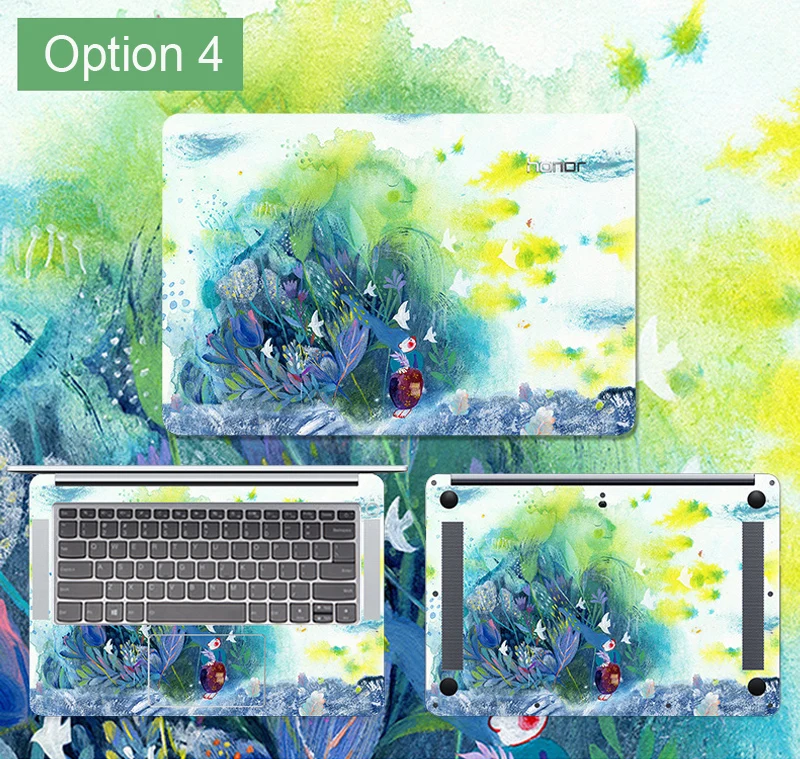 Colorful Laptop Stickers for Huawei Matebook X Pro 13.9/X 13.3'' Vinyl Decal Skin Sticker for Huawei Matebook D 15.6'' E 12 inch