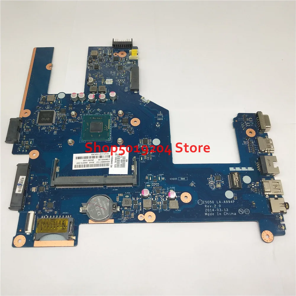 

Для HP 15-R 250 G3 256 G3 15r 250-G3 Материнская плата ноутбука LA-A994P N2815 761543-001 761543-501 761543-601 материнская плата