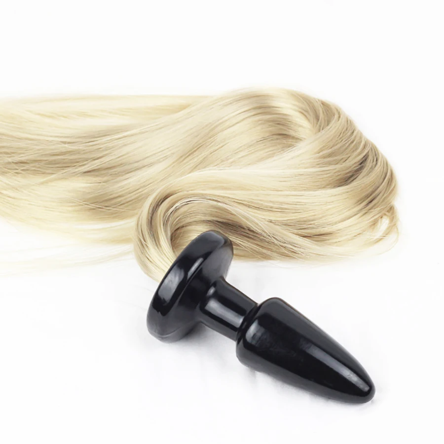 Секс-игры конский хвост Анальная пробка силиконовая лисий Интимные Игрушки для