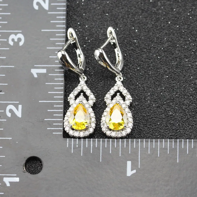 Рождественские подарки падение Циркон Ювелирные наборы для Для женщин 925 LOGO