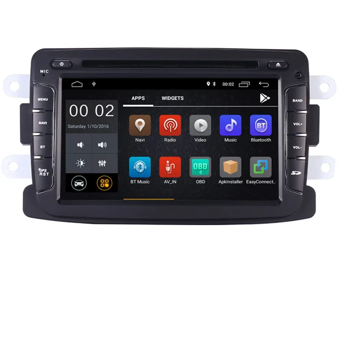 Автомобильный dvd плеер android 10 для Renault Duster Dacia Sandero Lada Xray WiFi 4/3G OBD Bluetooth Mirror link