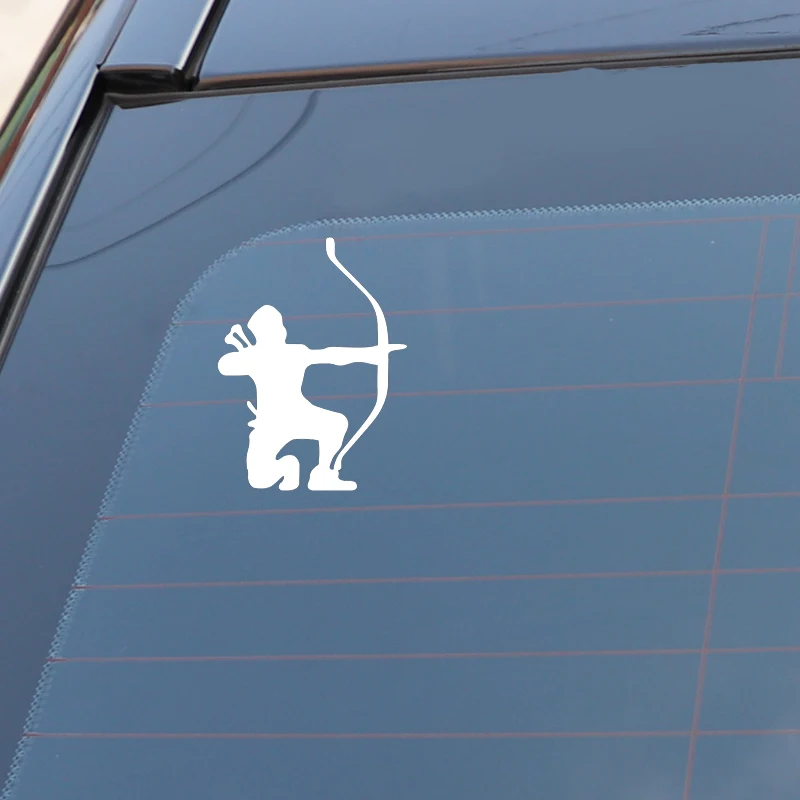 QYPF 10 4*13 9 см забавная стрельба из лука Охота Спорт Фитнес Декор автомобиля стикер