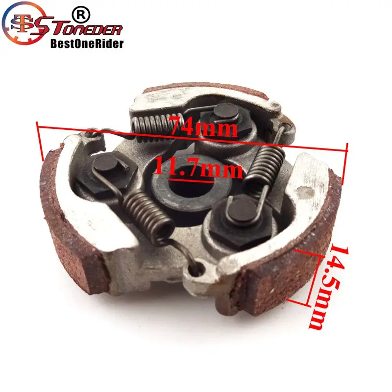 STONEDER сцепление для 2 такта 47cc 49cc двигатель мини Dirt Kids moto ATV Quad 4 Wheeler moto Go Kart карманный велосипед Мини Мото