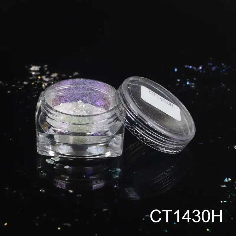 CT1430H ZKO 0,2 г сверкающие Необычные Блестки для ногтей, Типсы, украшения, цветной хамелеон, дизайн ногтей, красота, пудра для ногтей - Цвет: CT1430H